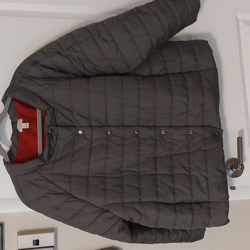 Scoop neck puffer Jacket